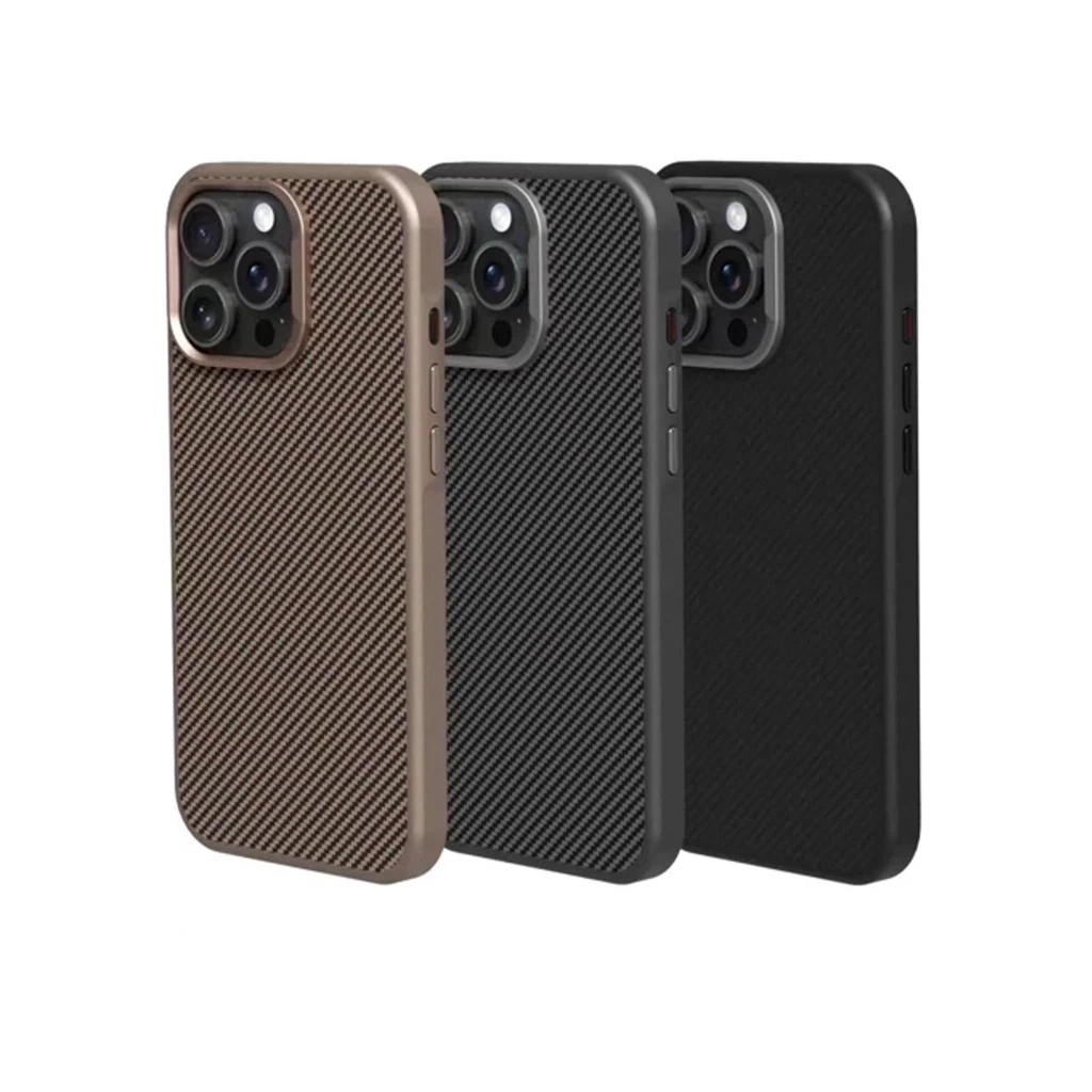 Пластиковый чехол iPefet One CARBON MagSafe  для iphone 16 Pro 